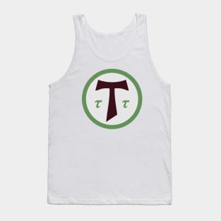 Cross of Tau Symbol Tank Top